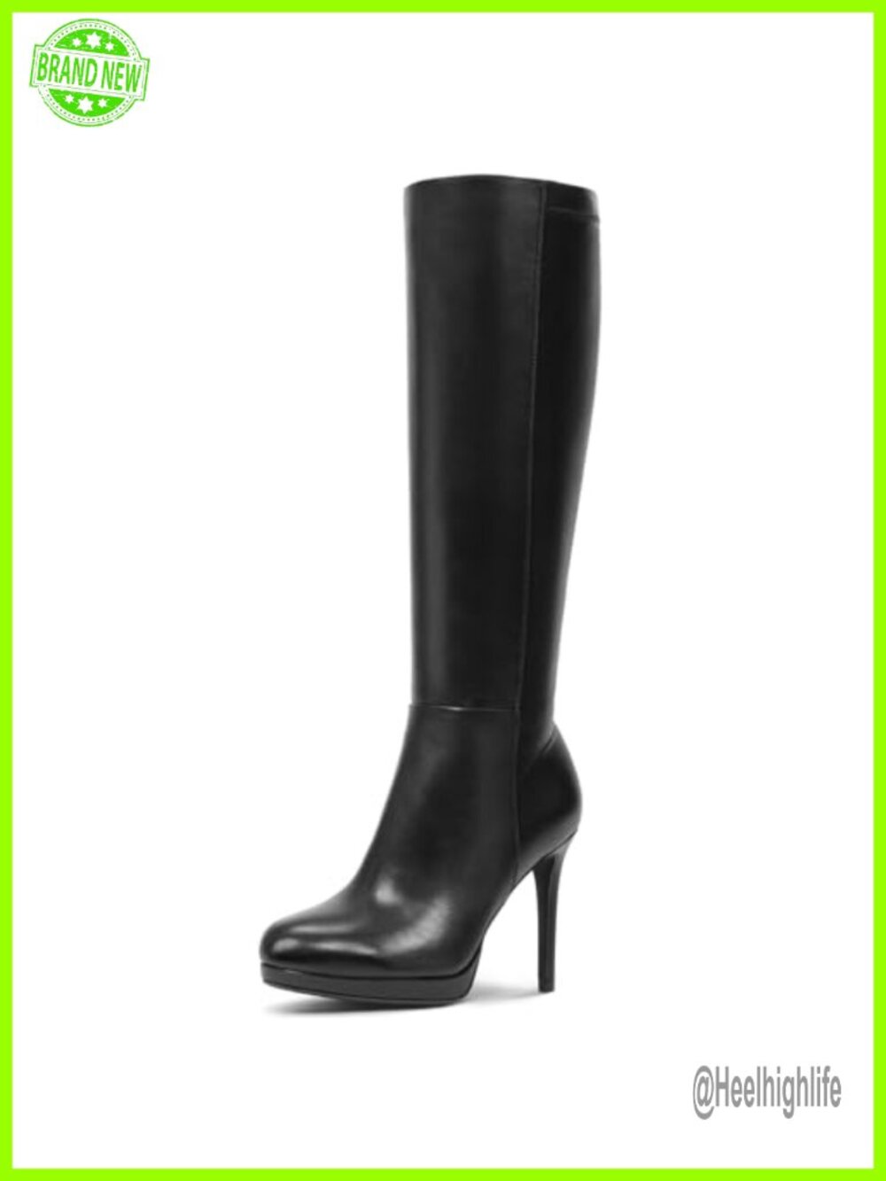 Platform Pointed Toe Stiletto Heel Suede Knee High Boots Fall Winter